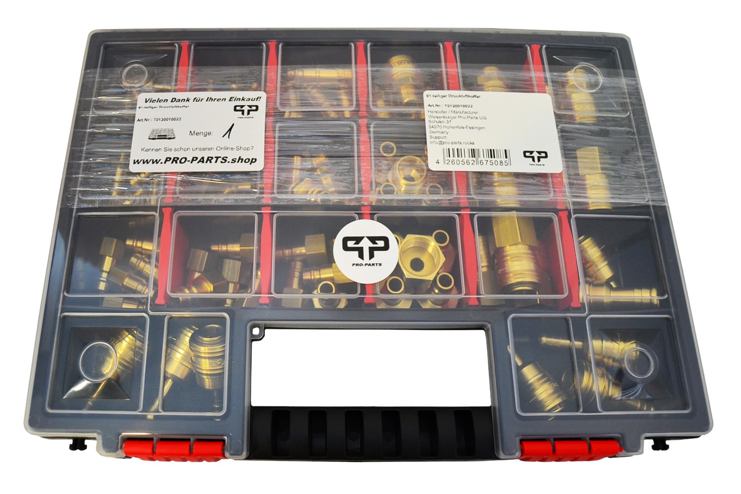 81-teiliger Druckluftkoffer