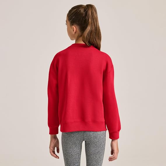 Soffe MJ Boys 8-20 Crew Sweatshirt, Royal, Large