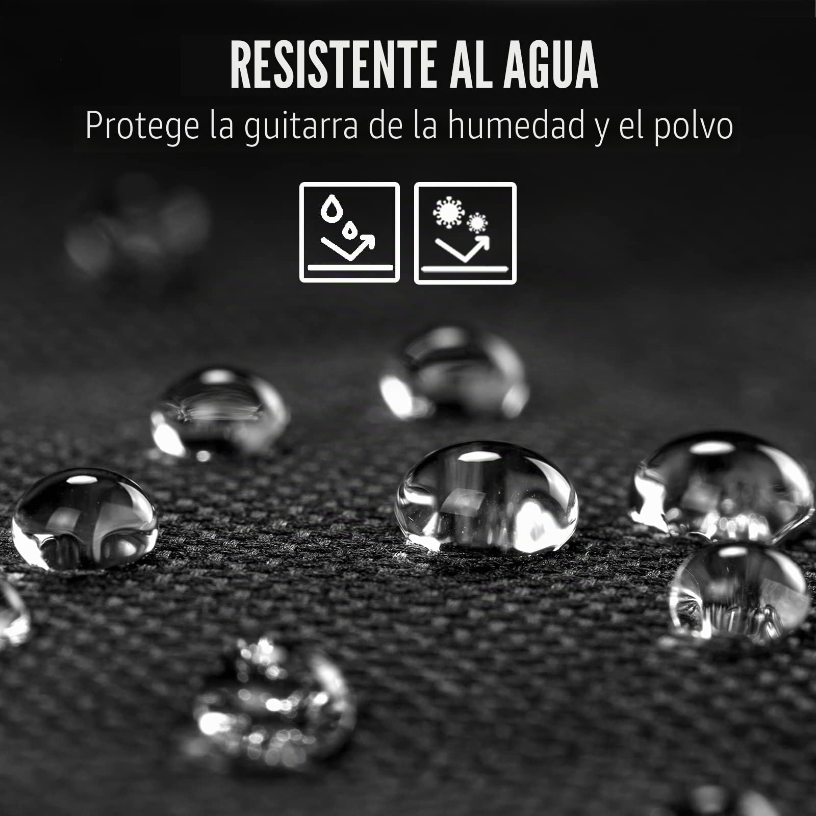 CAHAYA Bolsa Guitarra Electrica Acolchada 9mm Funda para Guitarra Electrica con Un Bolsillo Frontal para Libros de Música