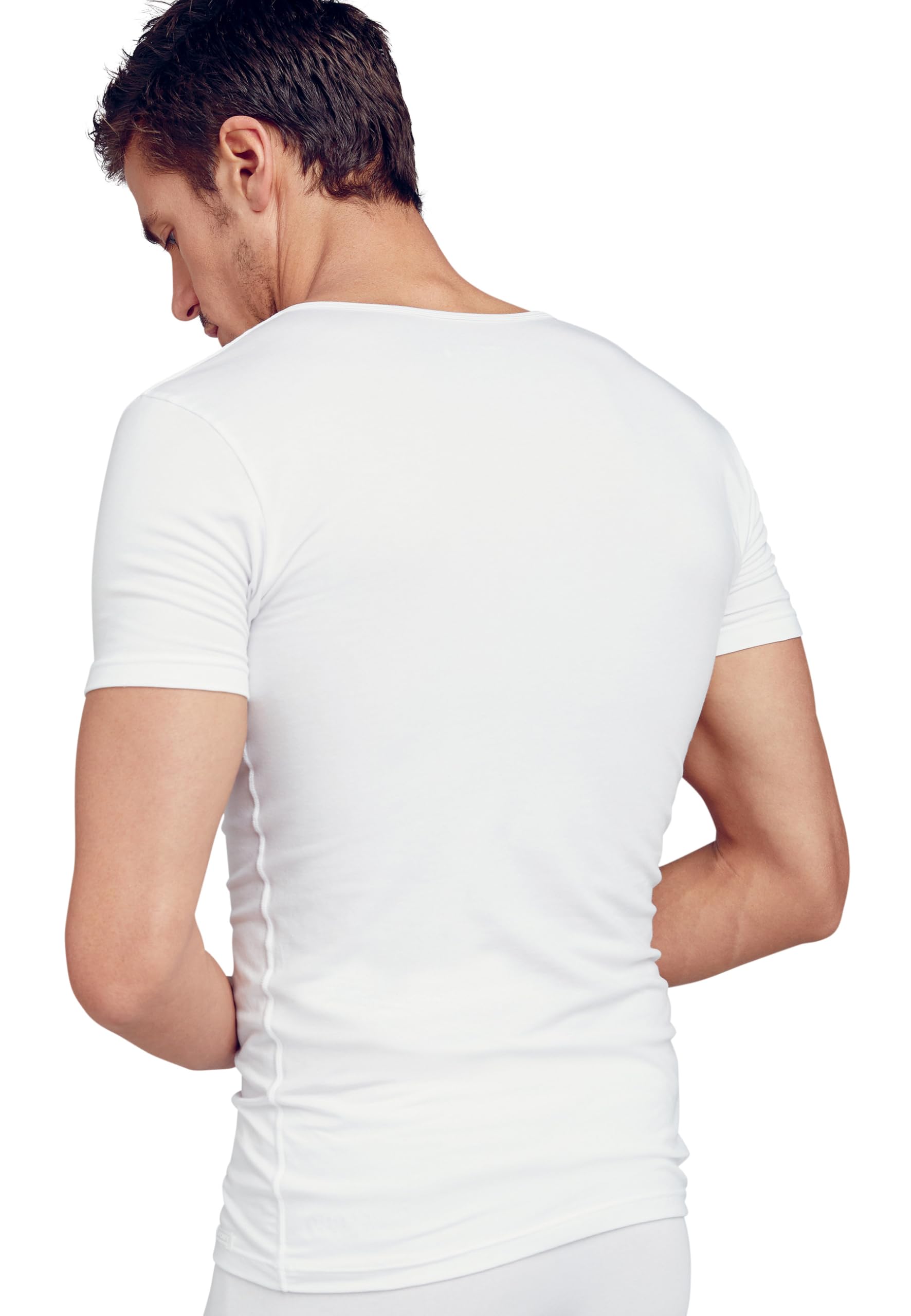 Jockey Cotton +Plus V-Neck T-Shirt 2-Pack White