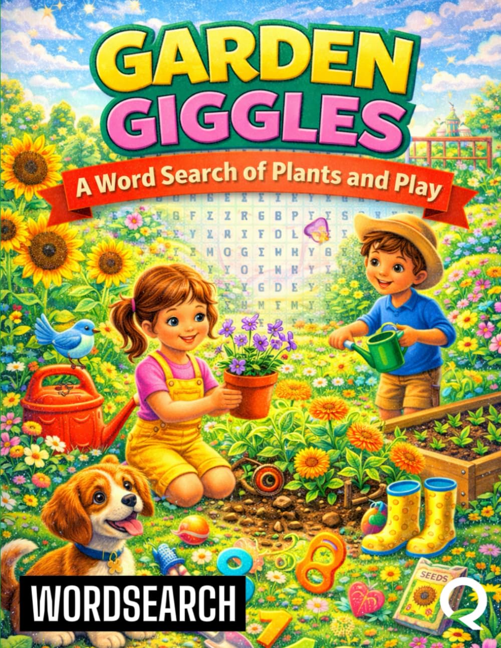 Garden Giggles: A Word Search of Plants and Play