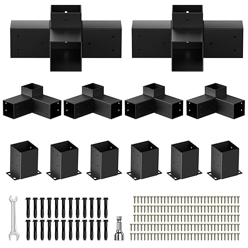 Pergola Kit, Heavy Duty Pergola Brackets for 4"x 4" (Actual