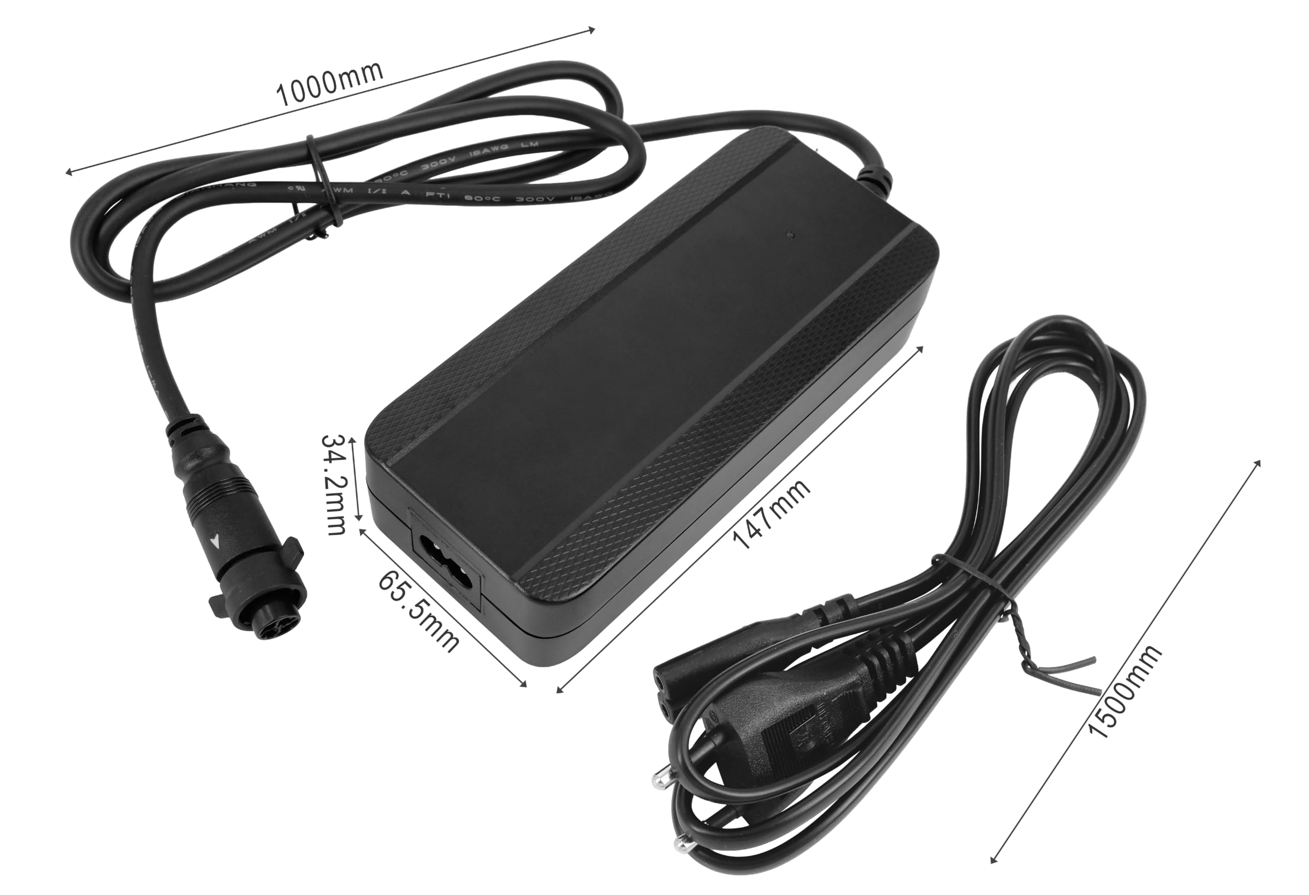 PowerSmart 42V 2A Ladegerät Ersatz für 36V Lapierre e-Sensium/e-Crosshill