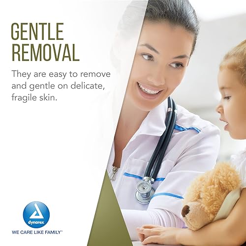 Miniatura 4 de Dynarex SiliGentle - Apósitos de espuma, cuidado avanzado de heridas, impermeables y absorbentes, 9 x 9 pulgadas con capa de silicona, 1 caja de 60