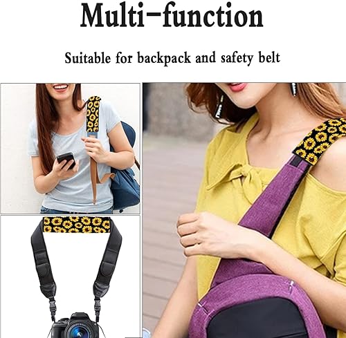 Miniatura 7 de FOR U DESIGNS - 2 fundas universales para cinturón de seguridad, correa de hombro, almohadillas para cochebolsa, cinturón de seguridad suave, talla