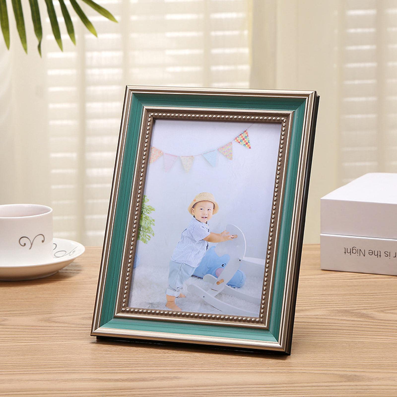 Amazon | 6-10インチレトログリーンフォトフレーム壁掛け