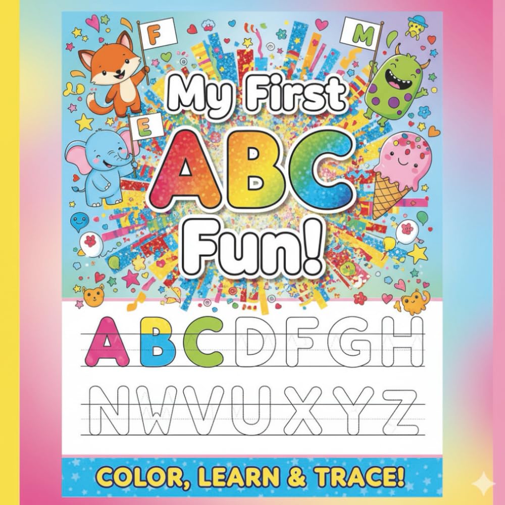 My First ABC Fun! An Early Learning Coloring & Tracing Workbook for Toddlers