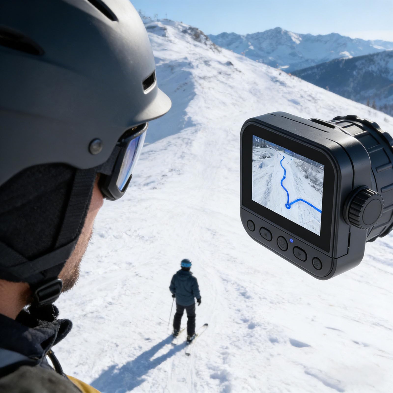 Finish Package 4K 720P Timelapse Camera Include Staffa di Montaggio e Cavo USB per Set Uso Azione Grande