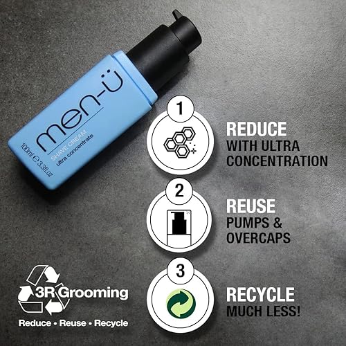 Miniatura 5 de men-ü Kit de recarga de hidratación facial, hasta 330 aplicaciones, vegano, ultra concentrado, de larga duración, bálsamo para después del afeitado,