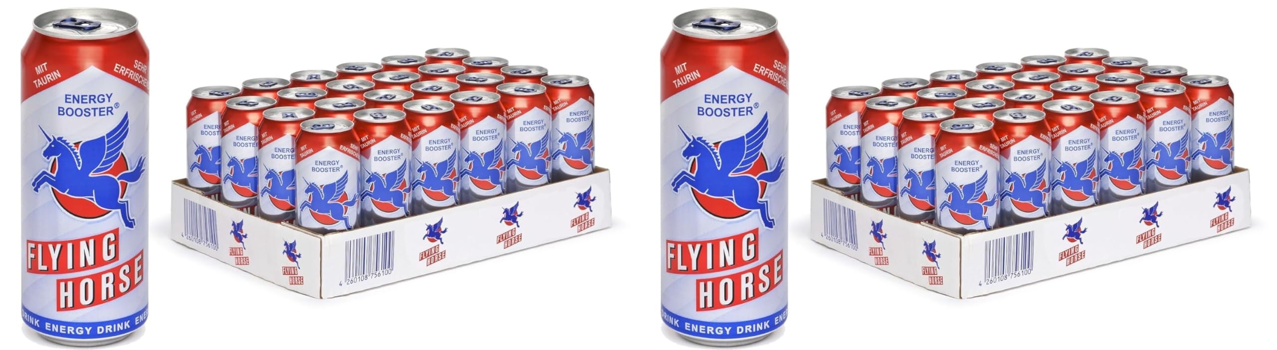 Flying Horse Energy Drink 48 x 0,5 Liter 12€ DPG Pfand EINWEG