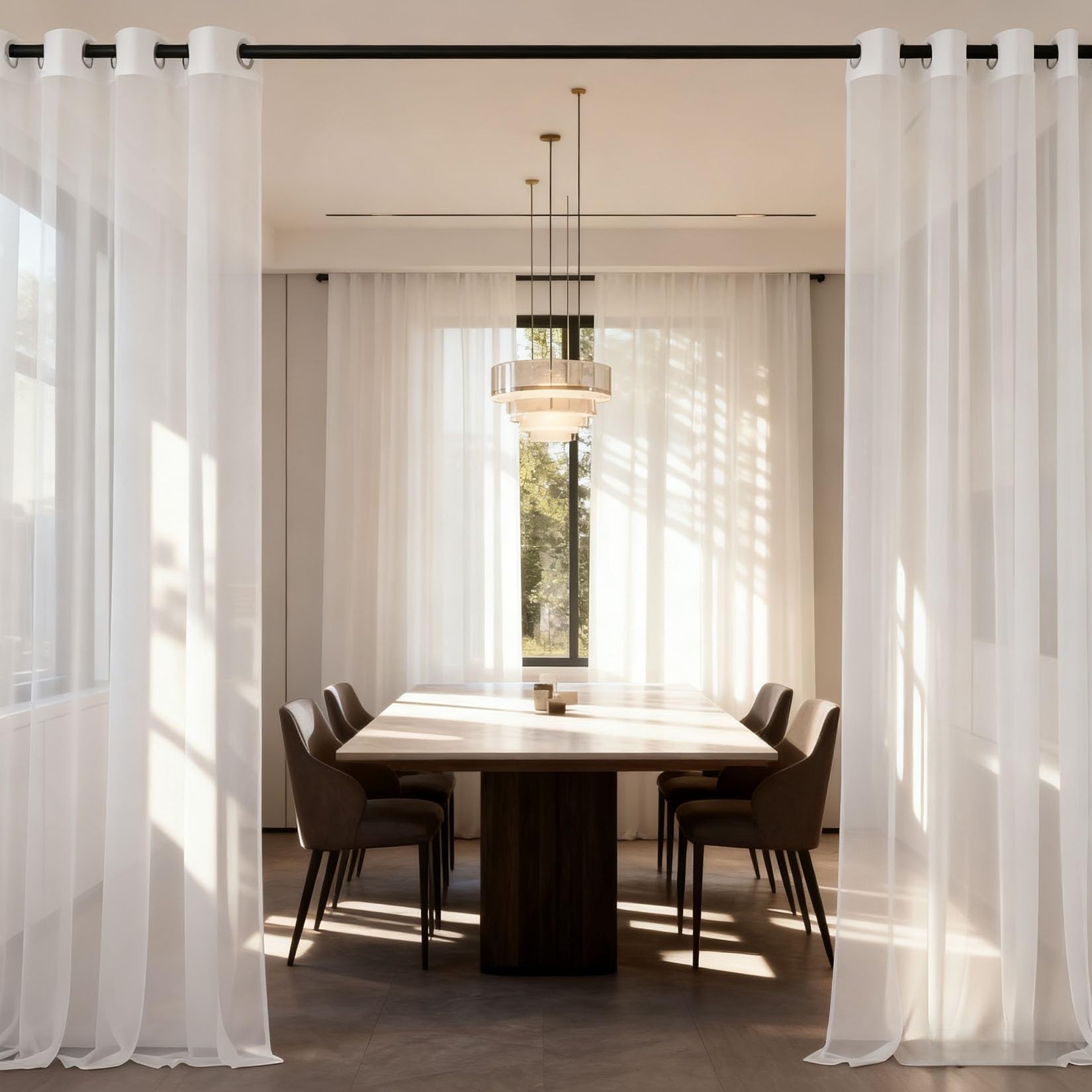 Rideaux et draperies pour salon voilage vintage chic pour terrasse