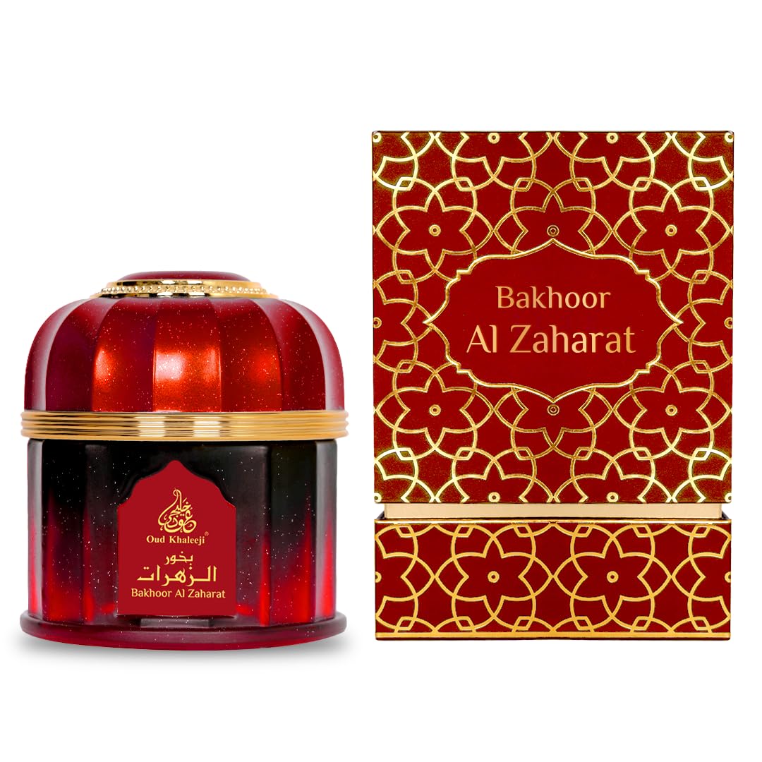 "Oud Khaleeji BUKHOOR AL ZAHARAT 250g - A Floral Infusion of Premium Incense, Elegance, and Tranquil Fragrance"