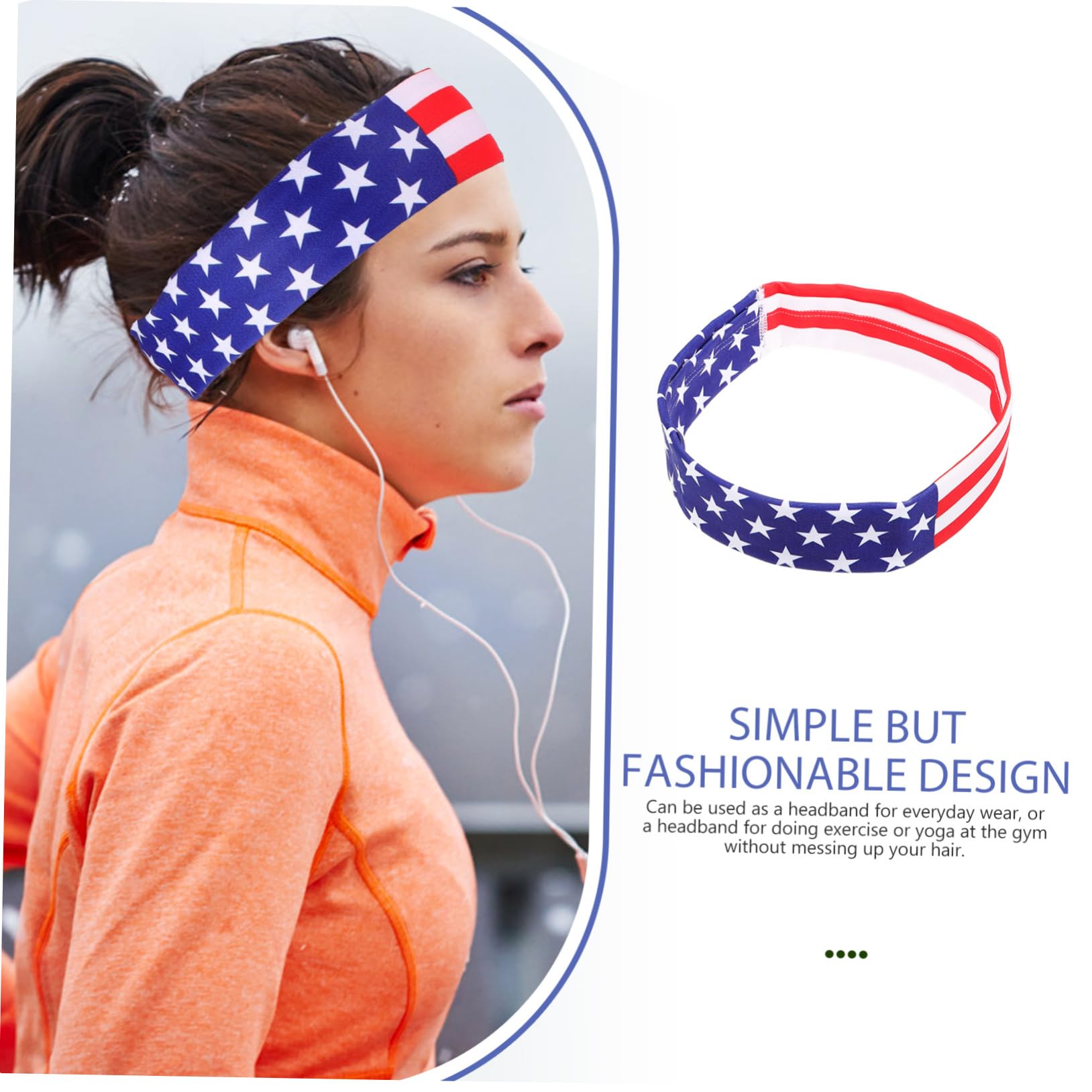 BESPORTBLE fascia antitraspirante fascia per il sudore fasce per il sudore per le donne fasce per le donne cuffie bandana bandane fasce che assorbono il sudore fascia sportiva Poliestere