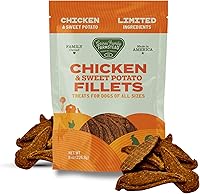 Vista 12 de Gaines Family Farmstead Filetes de salmón y batata para perros, 8 onzas, masticables suaves totalmente naturales, salmón de Alaska capturado