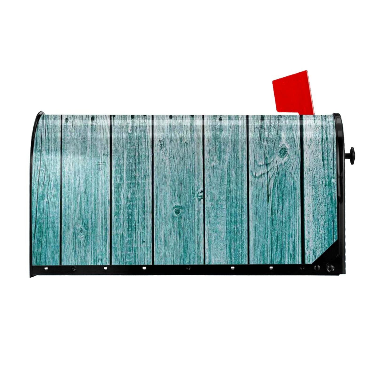 Couverture magnétique de boîte aux lettres en bois 45,7x53,3 cm jardin