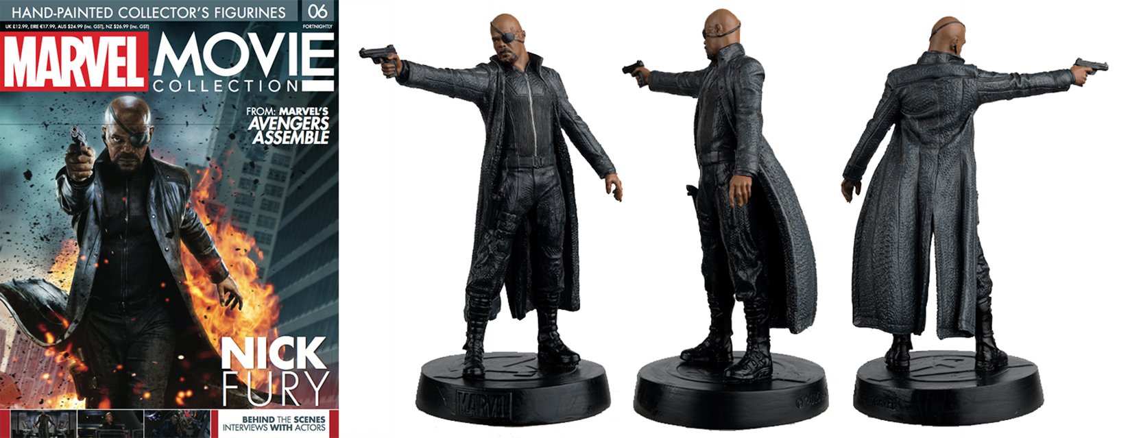 Eaglemoss Marvel Movie Collection No.6 Nick Fury