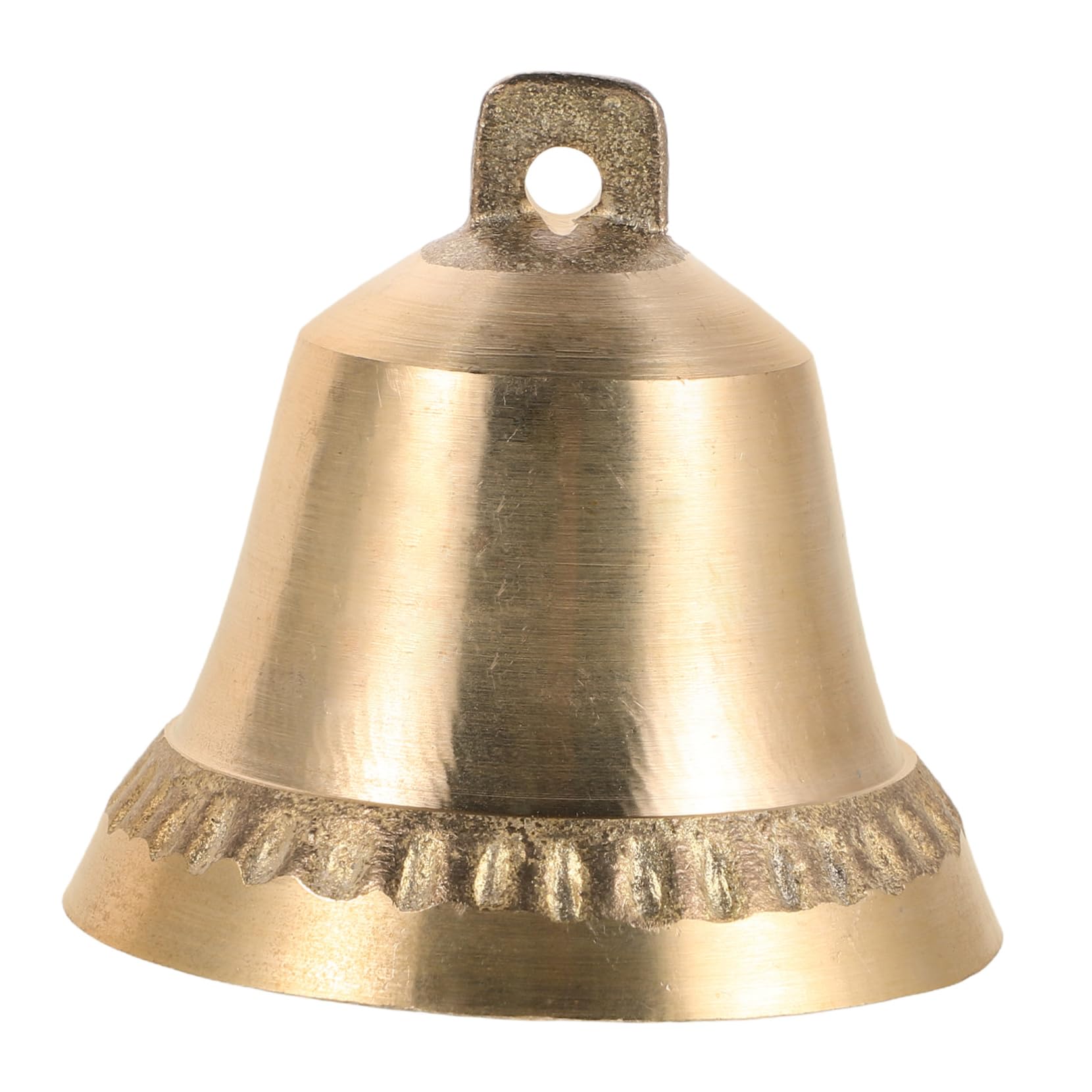 HEMOTON Charming Home Decor Solid Brass Wind Chime Bells Feng Shui Dog Collar Charm for Retro Vintage Style