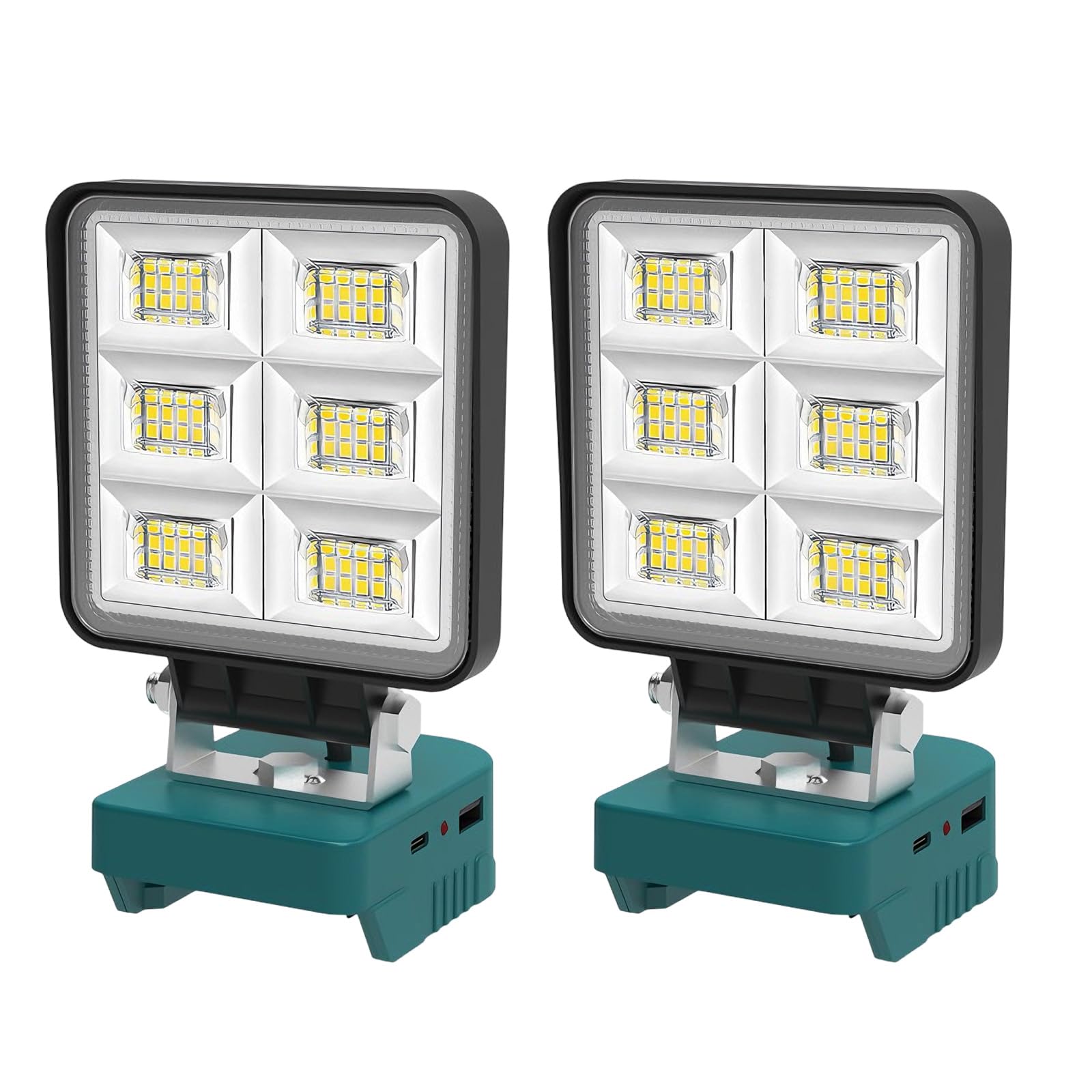 Kaeltsyn 2Pcs Intensity Led Light For Mechanics And Outdoor Enthusiasts Providing Portable Design And Enhancing Visibility Impacts Resistant
