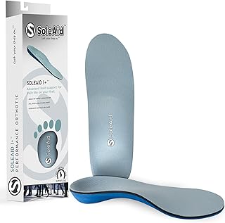 SoleAid Insole Plus Met Pad Advanced Foot Arch Support Comfort Orthotic Shoe Insert for Daily Life On Your Feet (Women - /...