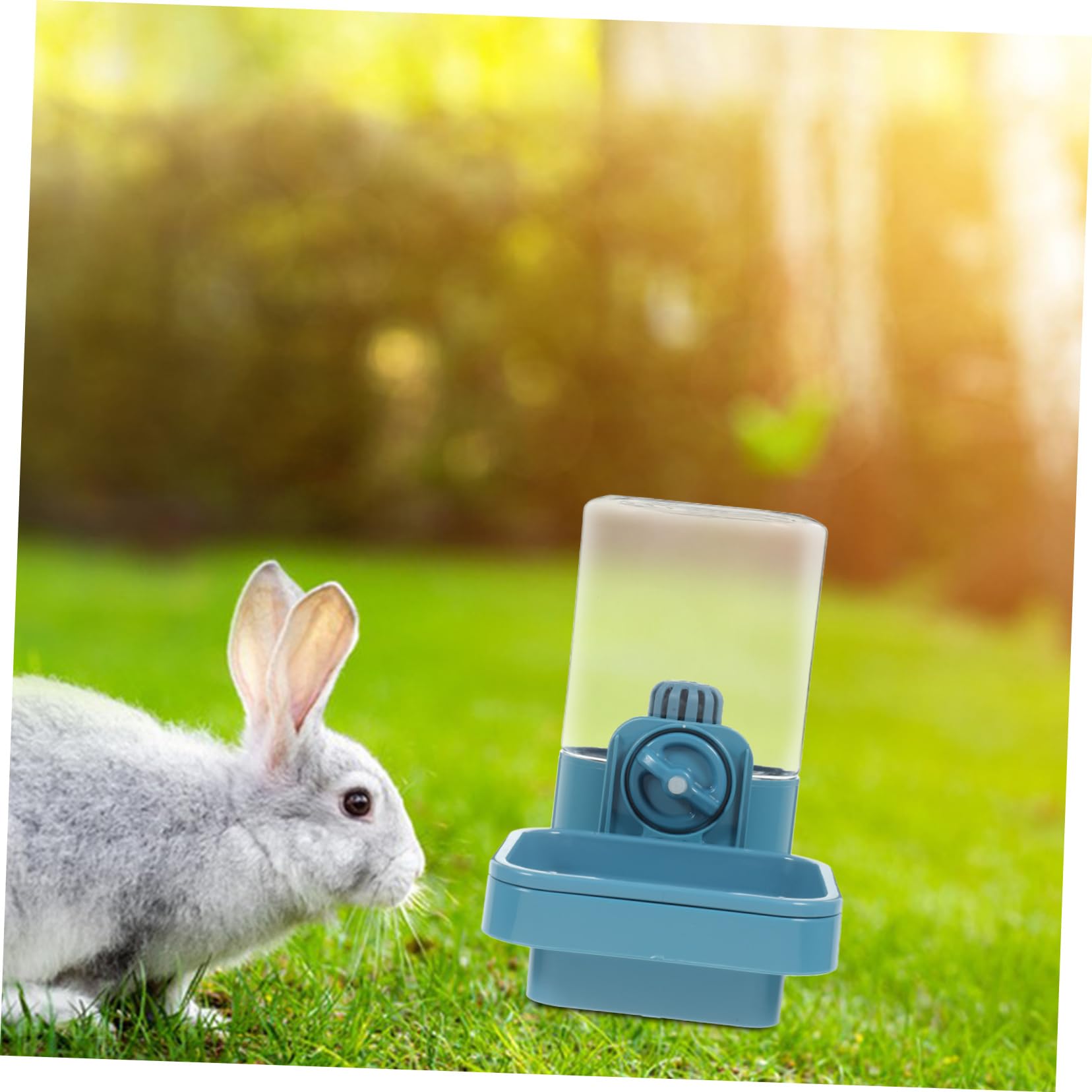 Kaninchen Wasserspender mit 750ml für Transport und Käfig aus Kunststoff
