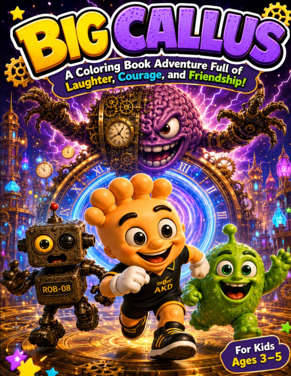 Big Callus: A Coloring Book Adventure Full of Laughter, Courage, and Friendship! (Footy Adventures)