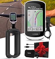 Vista 1 de Garmin Edge Explore 2 (montaje eléctrico) - Computadora de bicicleta - Pantalla táctil y GPS de ciclismo fácil de usar, mapas y tráfico - Caja