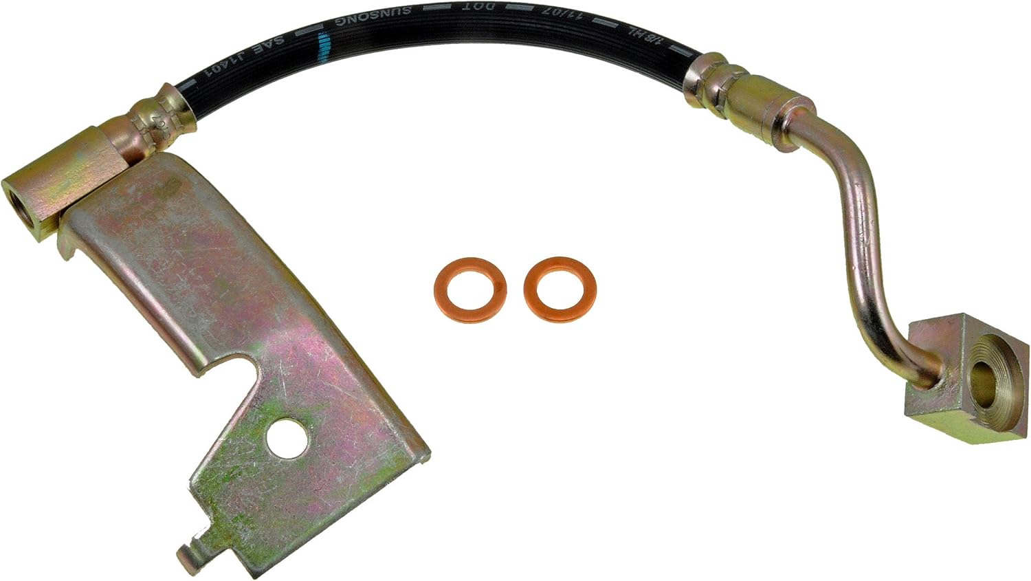 Dorman H380371 Rear Passenger Side Brake Hydraulic Hose Compatible with Select Ford Models