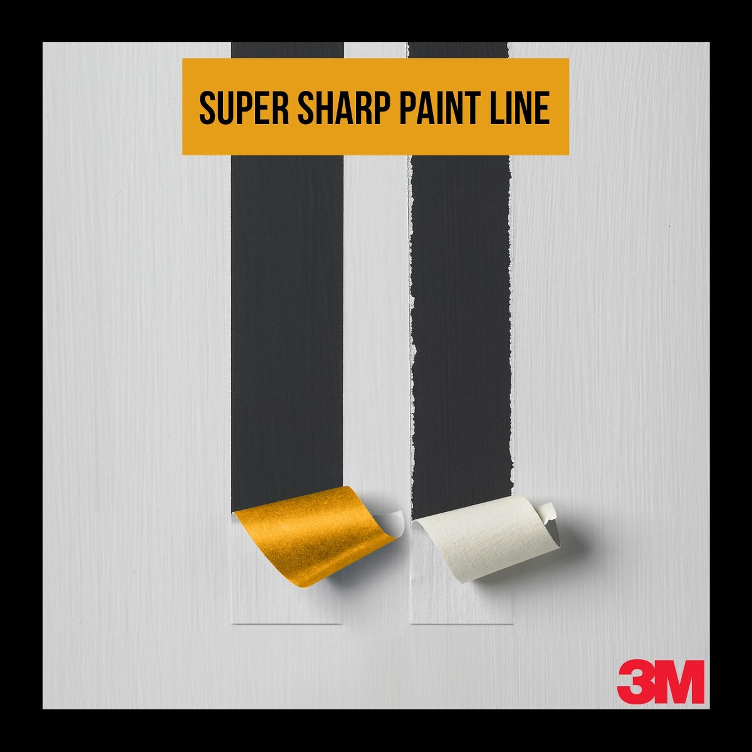 3M Pro Cinta de Enmascarar Profesional 244 de Alta Precisión, 24 mm x 50 m, 6 Rollos/Caja