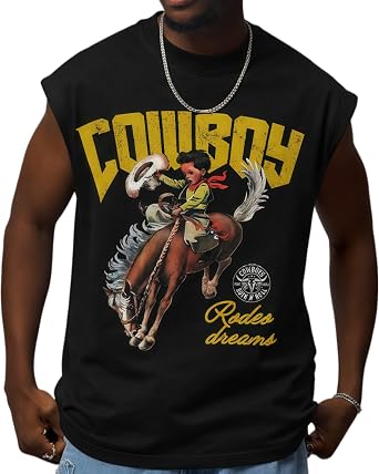 Mens Graphic Tank Tops, Christian Shirts Y2K Oversized Jesus Cotton Sleeveless Printed Tees