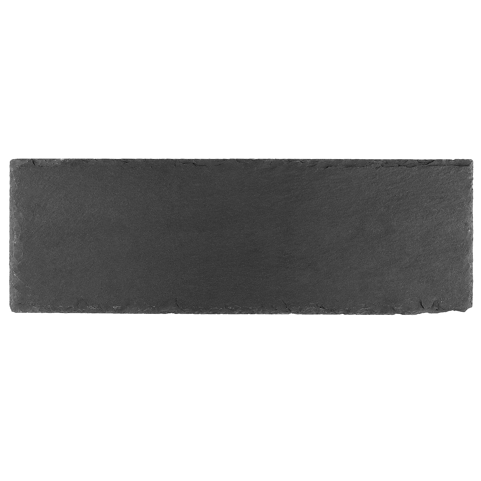6 unidades de 30 x 10 cm de pizarra negra, pizarra natural, placas rectangulares para filetes, aperitivos sushi