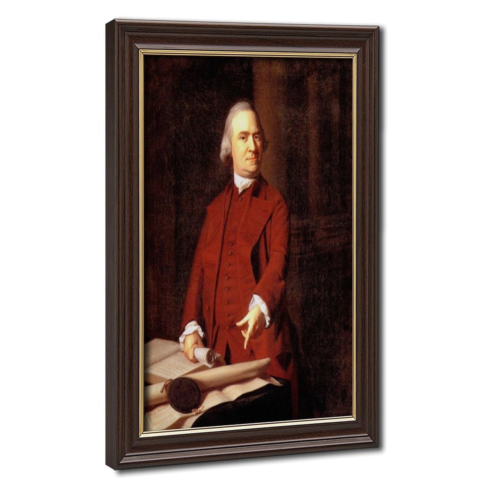Impression sur toile Samuel Adams John Singleton, tableau déco murale avec cadre - 8