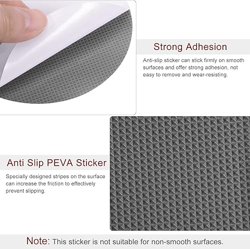 Miniatura 4 de 12 calcomanías antideslizantes para bañera, ducha, suelo, 3.94 pulgadas, cinta adhesiva antideslizante, estilo redondo, para baño, cocina, bañera,