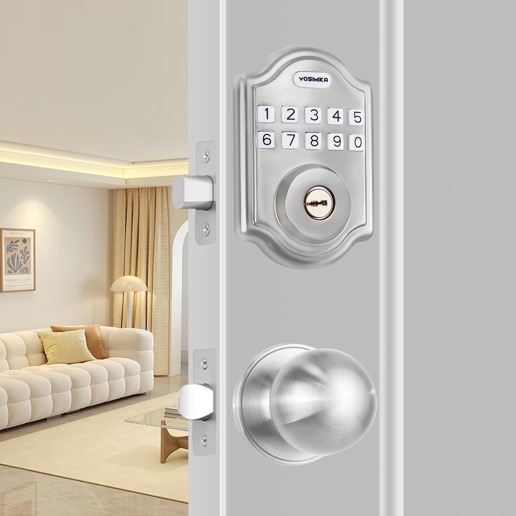 Serrure de porte intelligente pour ne plus jamais perdre ses clés de maison