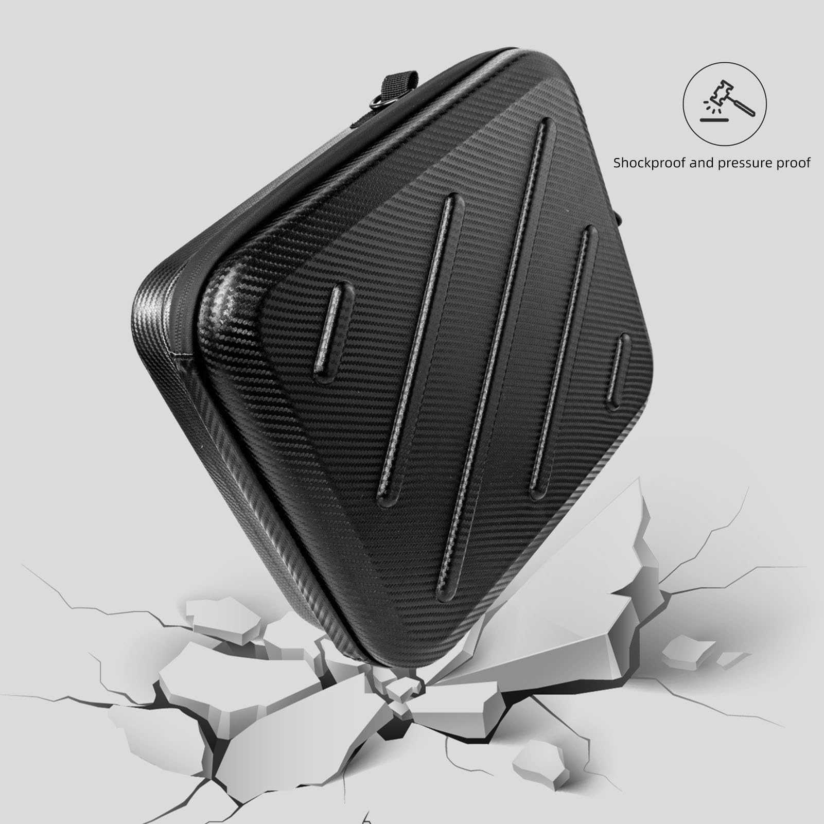 Kit de Platos Que Lleva Estuche Protector Estuche de Viaje con Absorción de Impactos a Prueba de Agua para Fácil Transporte