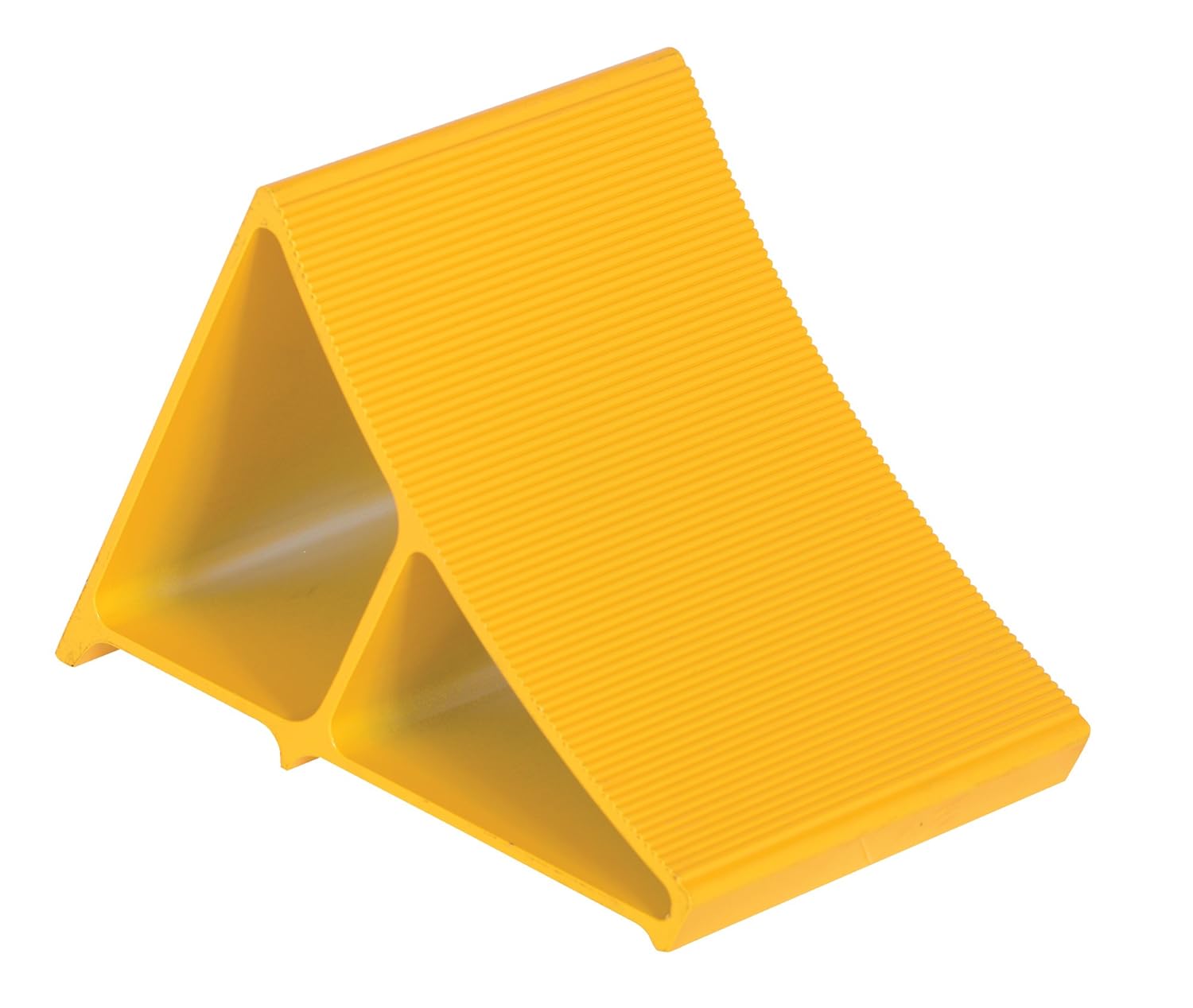 Vestil EALUM-YEL Aluminum Wheel Chock 11-3/4 In. x 7 In. x 8 In. Yellow