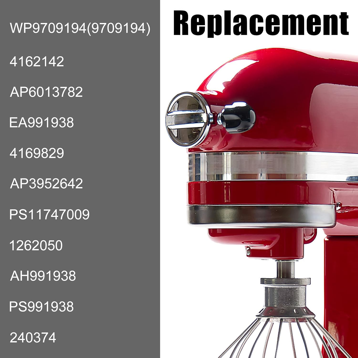 Mixer Thumb Screw, Long Screw Head Knob Replacement Mixer Parts Attachments Accessories Replaces WP9709194 4162142 AP6013782 PS11747009 ect.