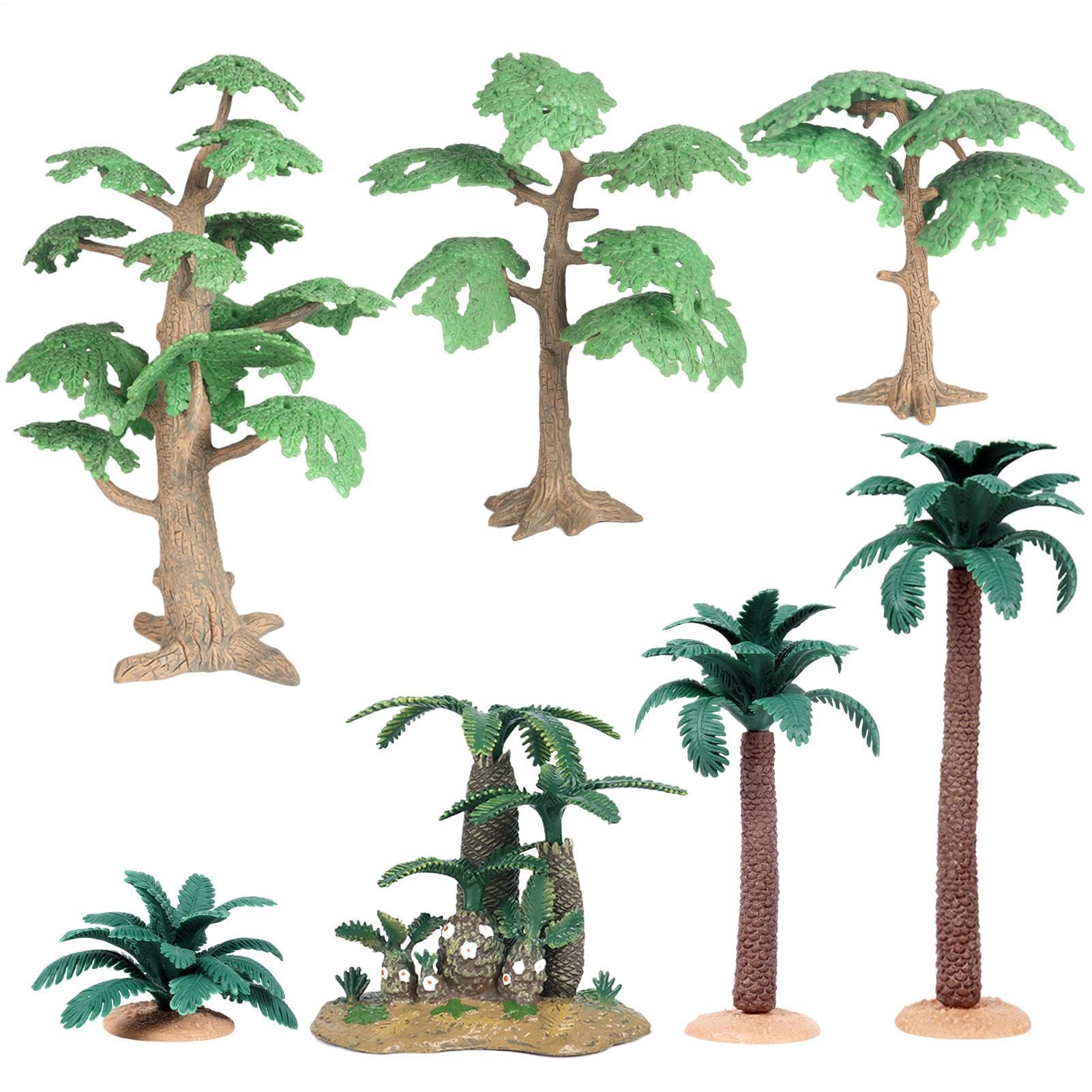 Arbres miniatures 7 pièces fournitures pour le diorama de paysage simulé