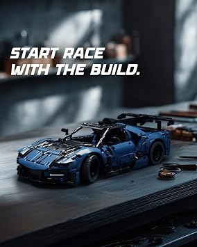 Nifeliz MCX Race Car Building Set for Adults, Collectible 1/12 Scale Sports Car Model Toy, Ideal Gift for Race Lovers (1,726 PCS, NF10321)