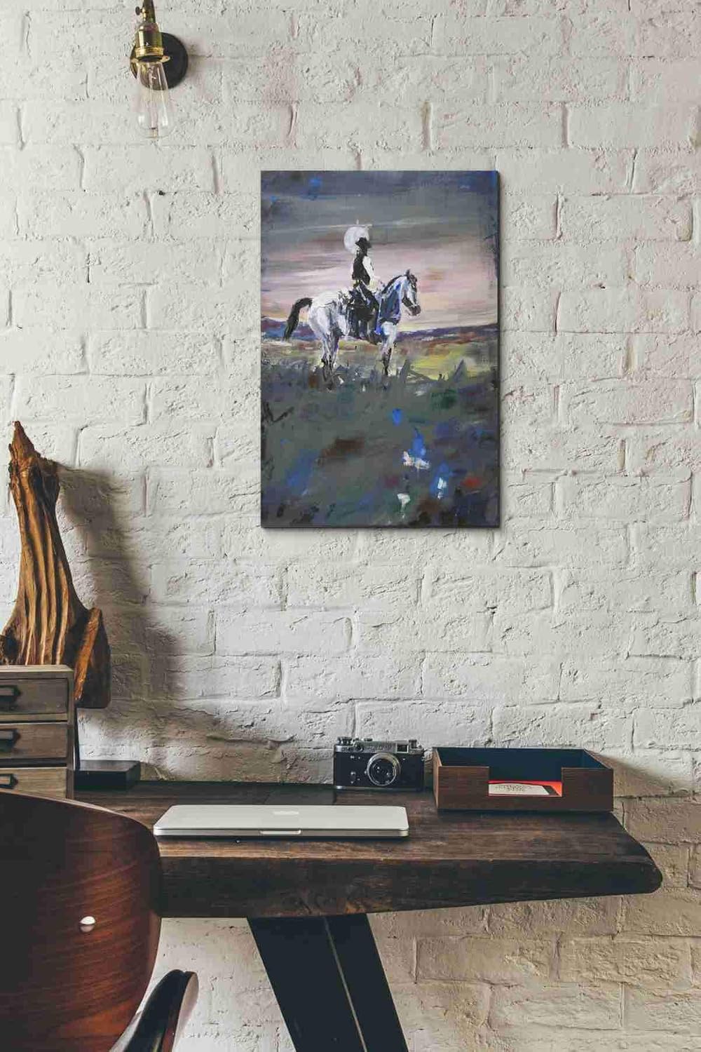 Epic Graffiti 'Escape' by Oscar Alvarez Pardo, Canvas Wall Art, 12"x18"