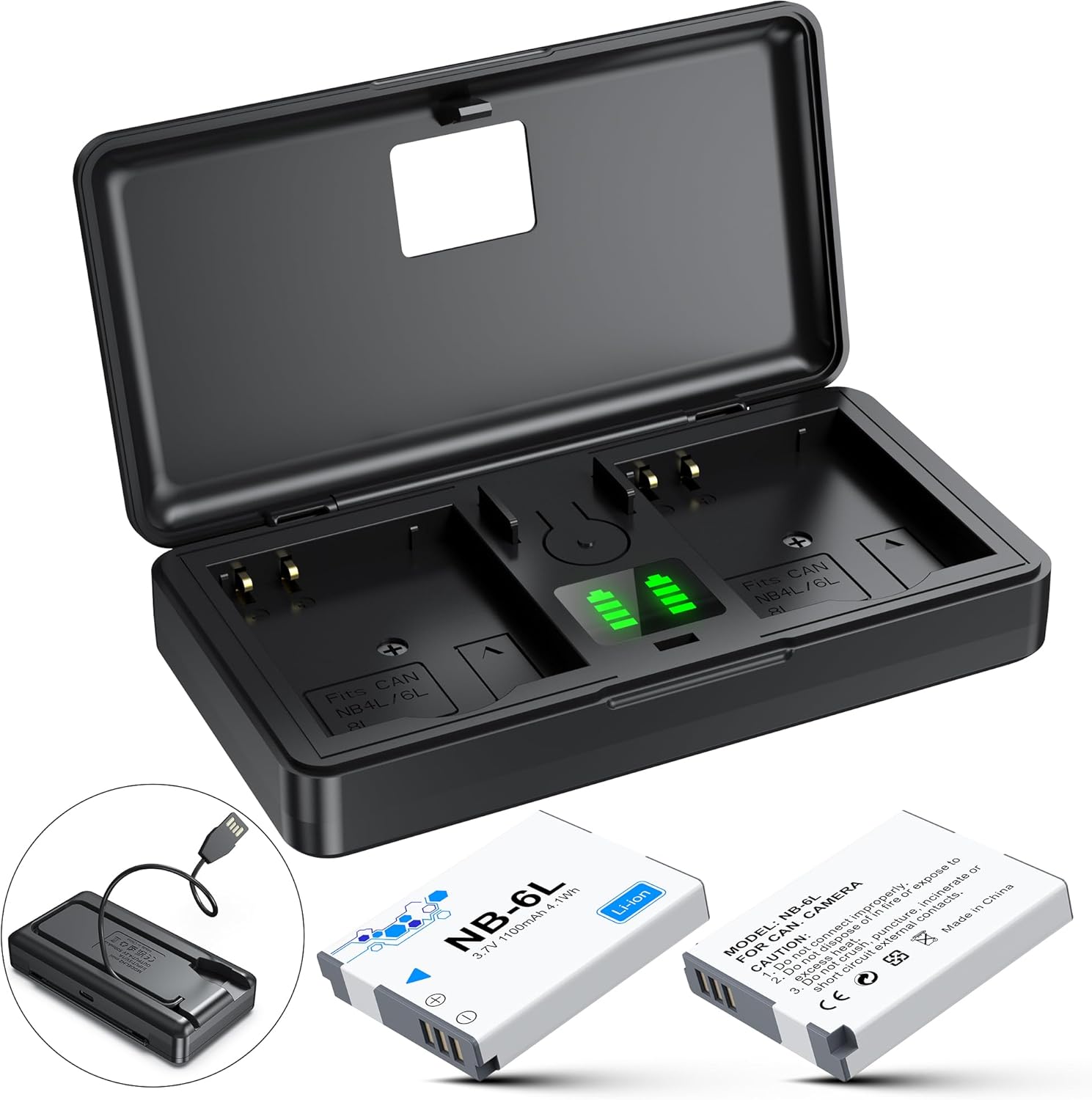 Juegos de Batería y Cargador para Cámara