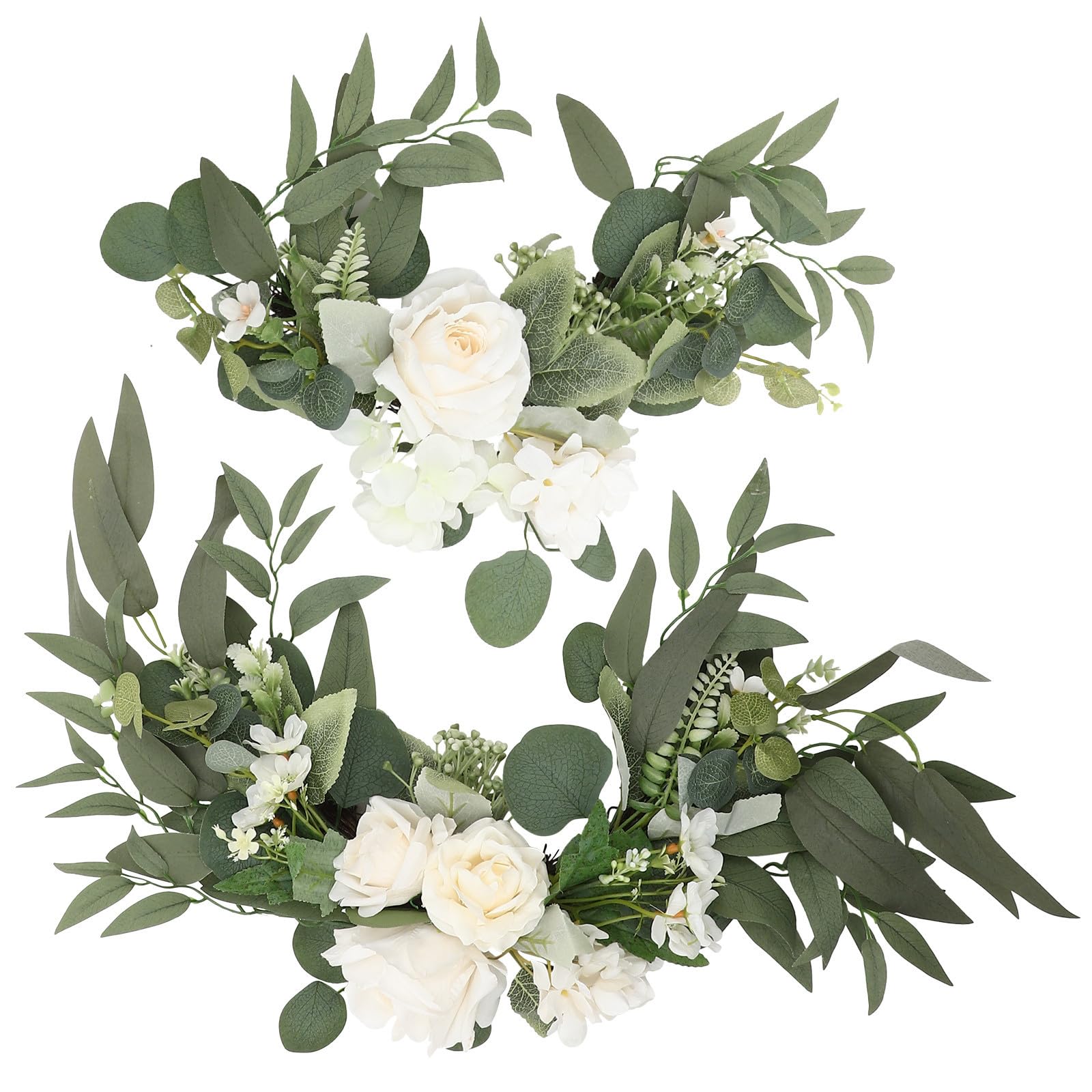 Fleurs artificielles blanches haute qualité pour panneau de bienvenue de mariage