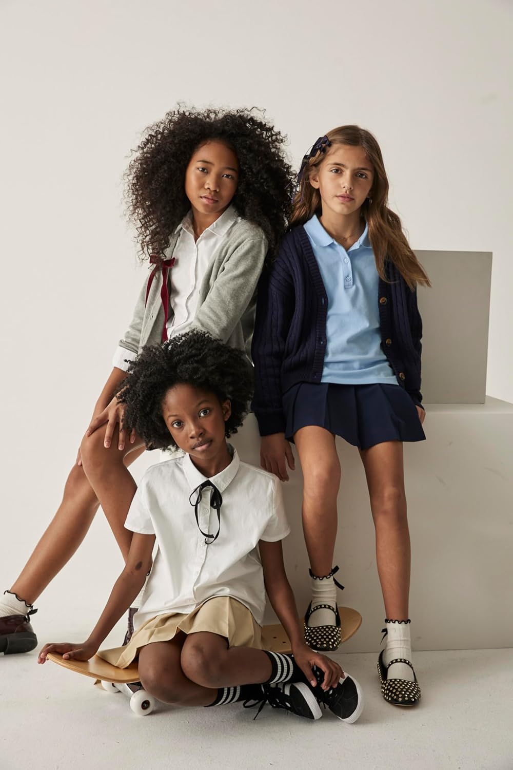 The Children's Place Girls Long Sleeve Button Down Shirt - Image 2