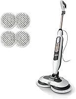 Shark Steam & Scrub S8201 All-in-One Hard Floor Steam Mop with Steam Blaster, 3 Modes & LED Headlights - White