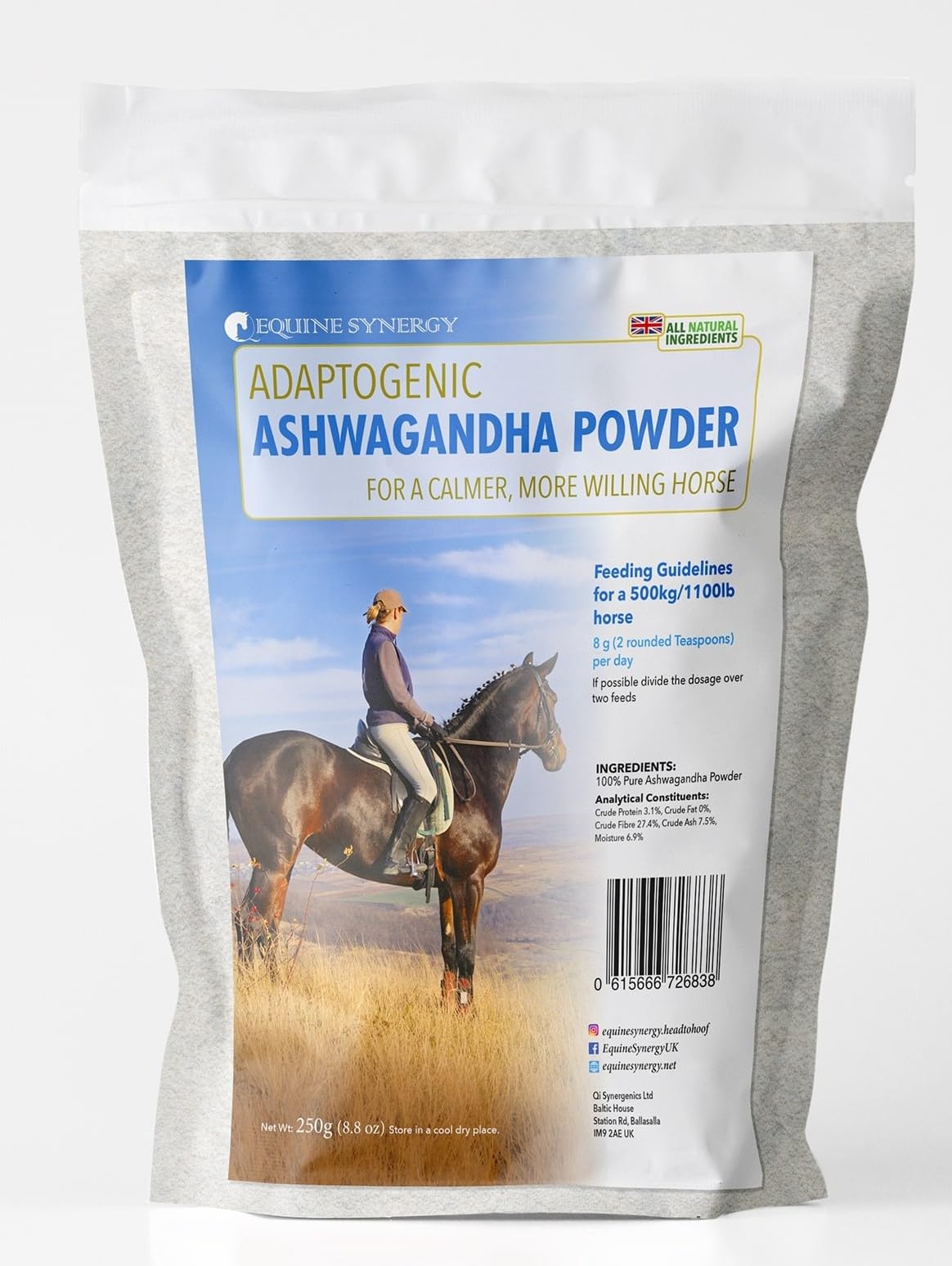Ashwagandha for Horses and Ponies- A Powerful Calming Herb to Maintain Relaxation and Focus in Your Horse or Pony, with Behaviour Adaptogens