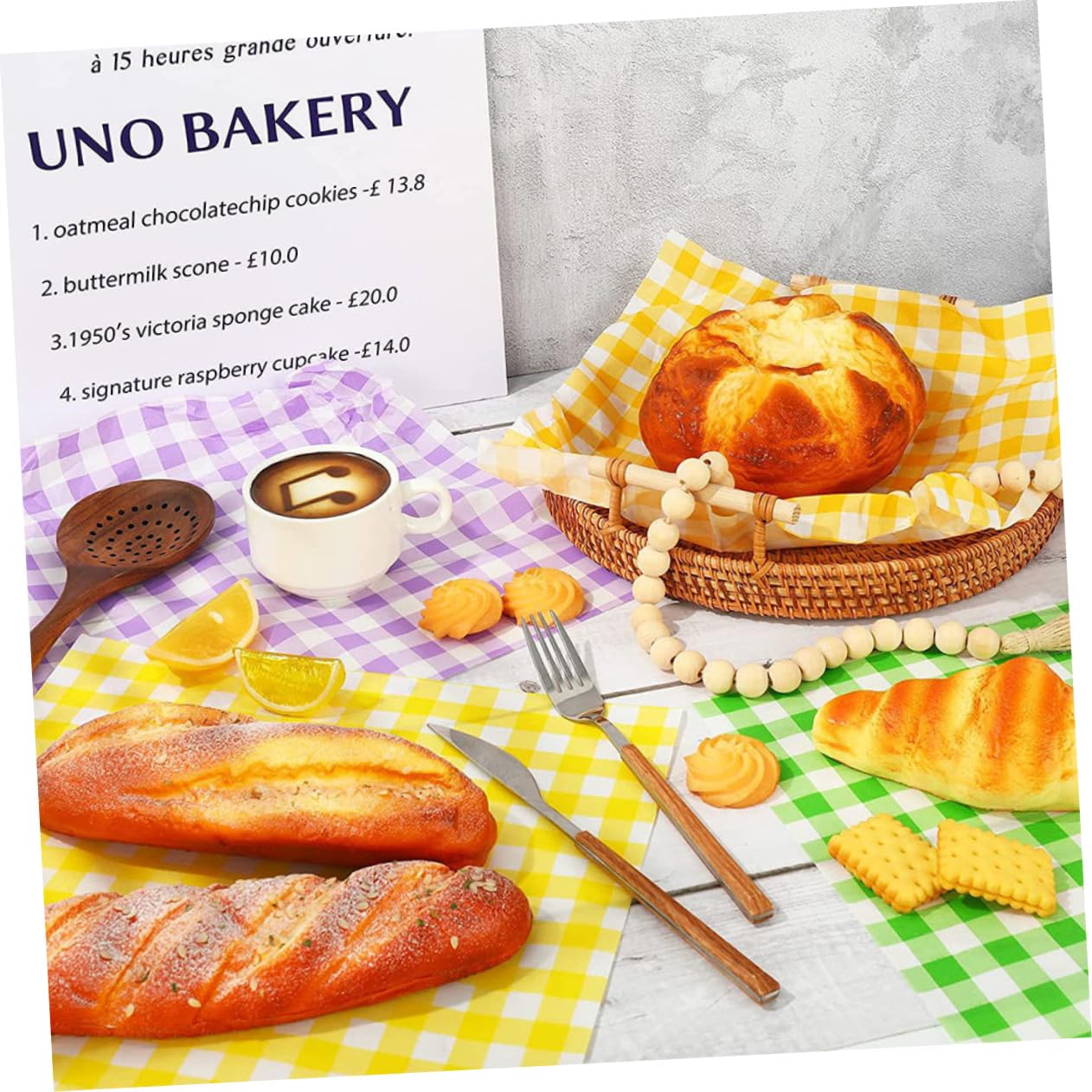 240 Stück Packpapier für Lebensmittel Ölbeständig und Zuschneidbar Verhindert Ankleben Beim Backen für Sandwiches und Pommes Wraps