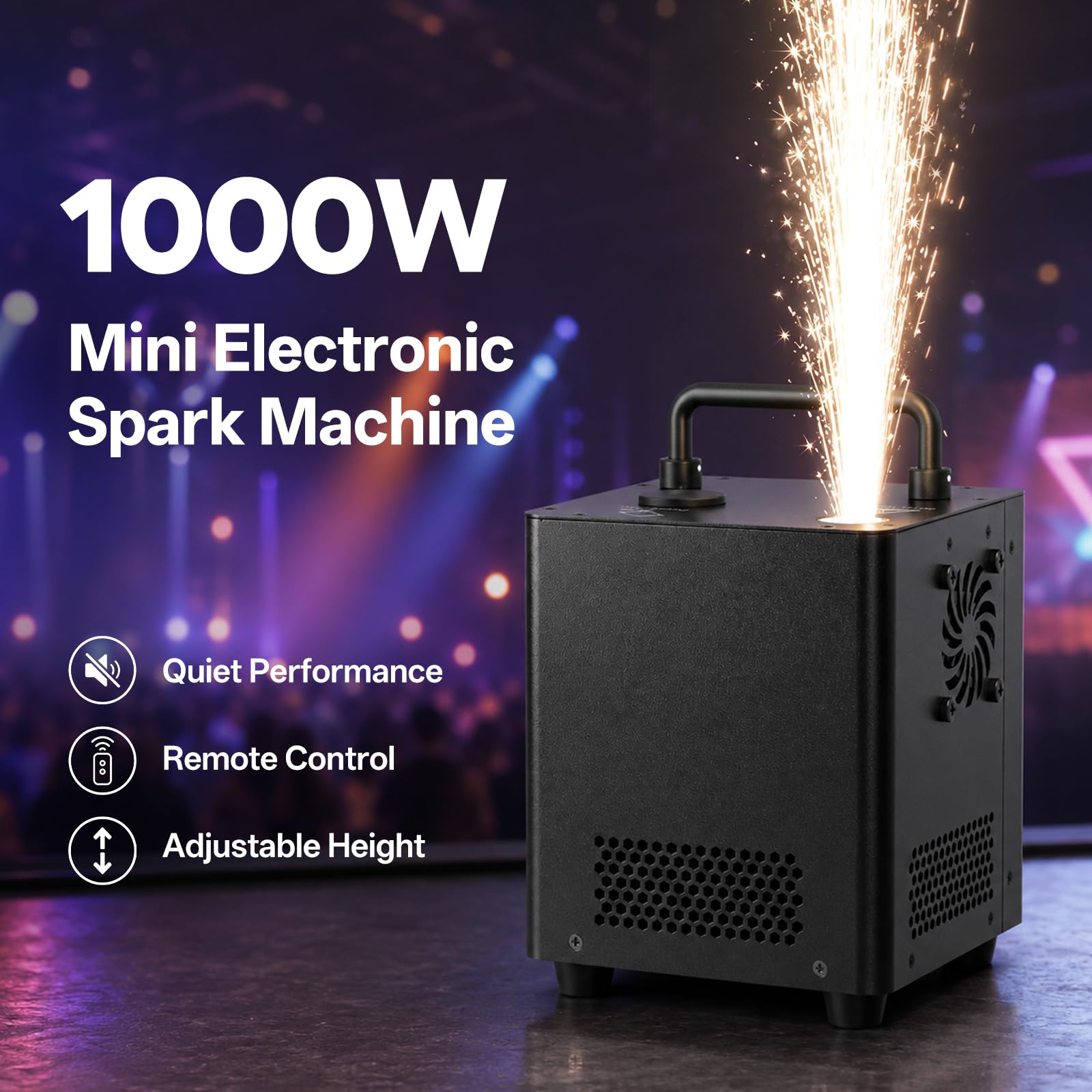 Pyrotechnikmaschine 1000 W, 2 Kaltfunkenprojektor D-MX