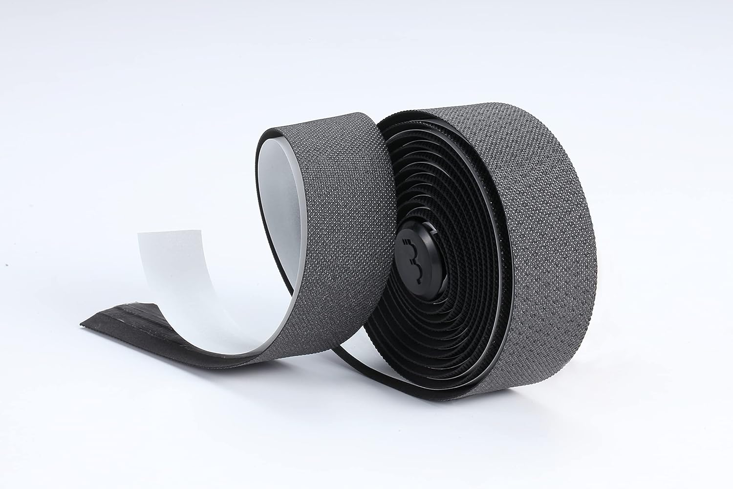 BBB Cycling, ReflectRibbon, Bike Handlebar Tape, Gel Bar Reflective Grip Tape, Road, Urban, MTB Bicycles, Non-Slip, Includes Handlebar Plugs, BHT-17, Black, One Size