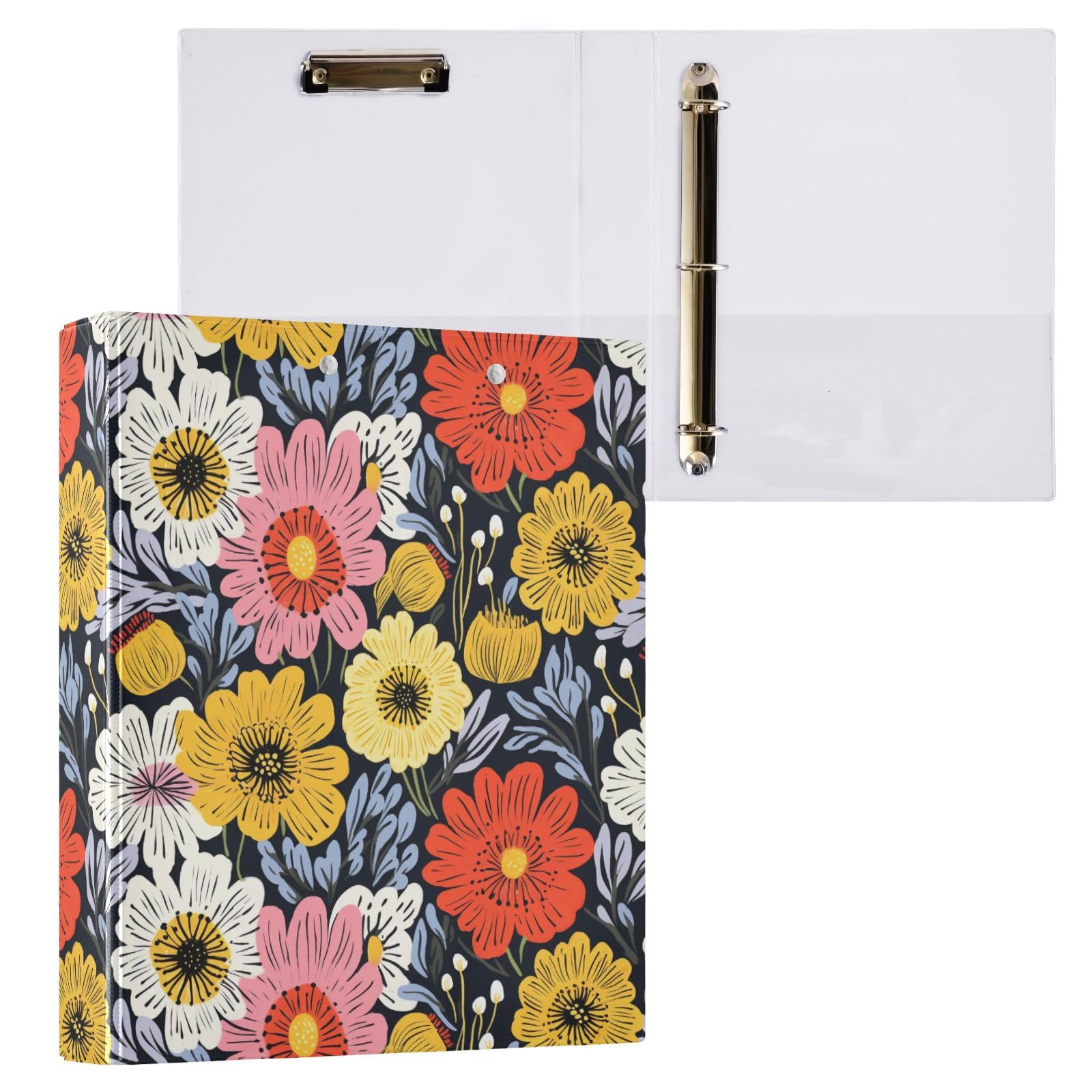 Oxford Lot De 3 Classeurs à Anneaux A4, Couleurs Assorties, Bleu Arine