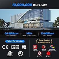 Vista 9 de MERACH Máquinas de remo para el hogar, máquina de remo profesional de resistencia al aire ajustable para interiores, asiento cómodo ergonómico