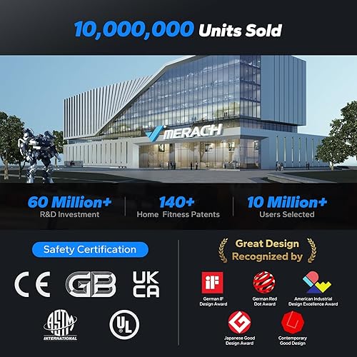 Miniatura 9 de MERACH Rowing Machines for Home, Adjustable Air Resistance Professional Indoor Rowing Machine, Ergonomic Comfort Seat, Performance Monitor and